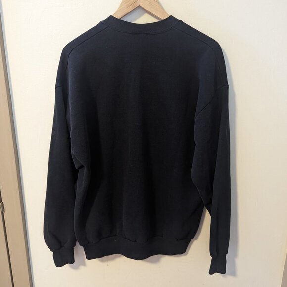 Vintage Cat Patchwork Quilted Sweatshirt Dopamine Dressing Jerzees XL 90's - Picture 6 of 10